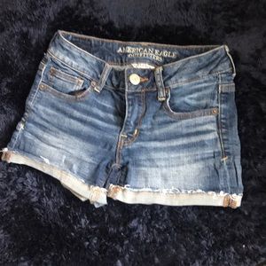 AE Denim Stretch Shorts